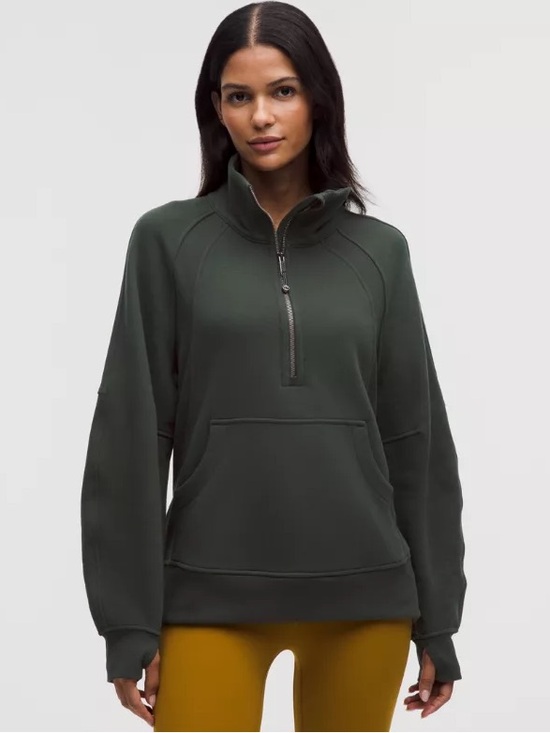 lululemon athletica Tops - Lululemon Scuba Oversized Funnel-Neck Half Zip